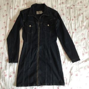 Calvin Klein Long Sleeve Denim Dress